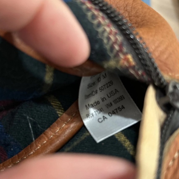 LL Bean women’s tall lined zip up brand boots size 10 winter snow waterproof - Picture 8 of 8